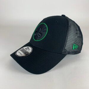 Boston Celtics NCAA Black New Era 9Forty Snapback Trucker Hat New